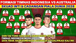 FULL NATURALISASI! Ini Kedalaman Skuad Timnas Indonesia vs Australia di Kualifikasi Piala Dunia 2026