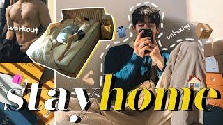 SUB) My Ordinary Day Life VLOG at home | Shopping Unboxing, workout, fashion show, mukbang 