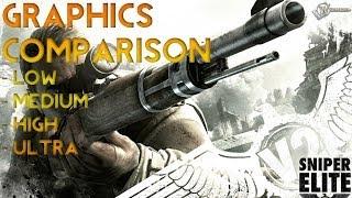 Sniper Elite V2 - Graphics Comparison -  Low/Medium/High/Ultra [1080p]