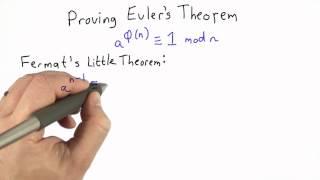 Proving Eulers Theorem Pt1 - Applied Cryptography