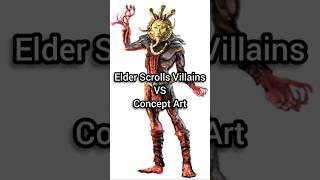 Elder Scrolls Villans VS Concept Art #vs #tes #skyrim #morrowind #oblivion #conceptart #comparison