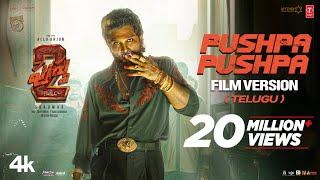 Full Video: PUSHPA PUSHPA (Telugu Film Version) - Pushpa 2 The Rule | Allu Arjun | Sukumar | DSP