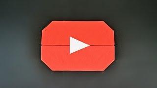 Origami: Youtube Play Button (Jo Nakashima) - Instruction in English (BR)