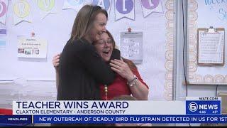 Claxton elementary teacher wins award