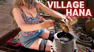 Rustic Delight: Village-Style recipe with Curd, Walnut  Mint #villagegirl #villagehana #yummy