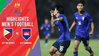 HIGHLIGHTS | U22 PHILIPPINES - U22 CAMBODIA | GROUP A CAMBODIA SEA GAMES 32