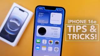 How to use iPhone 16e + Tips/Tricks!