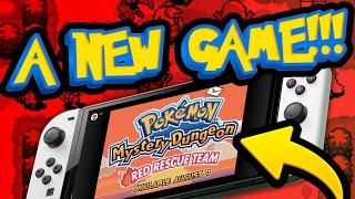 NEW Pokemon Game Coming to Nintendo Switch - Pokemon Mystery Dungeon