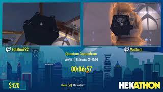 Quantum Conundrum [Any% Race] by FatMan922, Voetiem - #HEK20