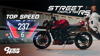 TOP SPEED 2023 Triumph StreetTriple 765RS