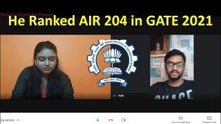 QnA with Avijit | GATE (2021) AIR 204 | Electrical Engineering | IIT Bombay |