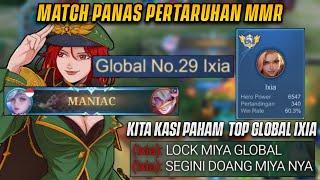 MANIAC MIYA! LAWAN TOP GLOBAL IXIA! BACOT MULU! GW MAU DILOCK KATANYA! TOP GLOBAL MIYA! | MLBB