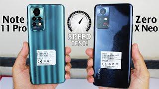 Infinix Note 11 Pro vs infinix Zero X Neo SPEED TEST - Helio G96 vs G95