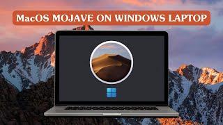 Install MacOS Mojave on a Windows Laptop #laptop #pc #macos #tutorial #educational