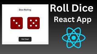 Create Dice Rolling App | React JS tutorial with React-Icons and CSS Animation