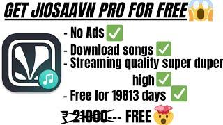 How to download JIOSAAVN PRO for free for lifetime. For  both Android and iOS.