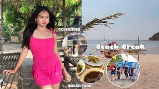 LIFE RECENTLY • beach break  cleaning & trying indian food|| ERICKA