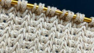 ИНТЕРЕСНОЕ ТУНИССКОЕ ВЯЗАНИЕ / INTERESTING Tunisian knitting / Крючокпен тоқу