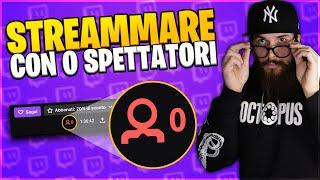 Come STREAMMARE con 0 SPETTATORI...5 TRUCCHI per attirare il tuo pubblico!