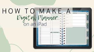 How to make a digital planner on an iPad | Digital Planner creation for beginners using Keynote