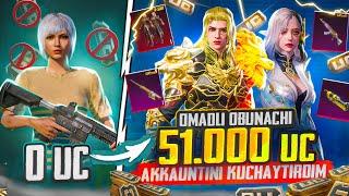  51.000 UC - OBUNACHIM AKKAUNTINI KUCHAYTIRDIM  - BARCHA HOHLAGAN NARSALAR TUSHDI!  - PUBG MOBILE