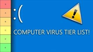 Computer VIRUS Tier List (Educational Purposes ONLY!)