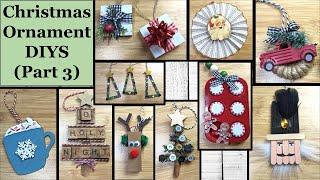 QUICK and EASY CHRISTMAS ORNAMENT DIYS (Part 3) | Dollar Tree DIY | Christmas Tree Decorations