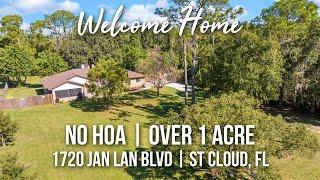 Home For Sale In Saint Cloud FL At 1720 Jan Lan Boulevard Saint Cloud FL 34772 | 407-346-8688