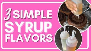 SIMPLE SYRUP FLAVORS FOR CAKE - 3 Easy Recipes!