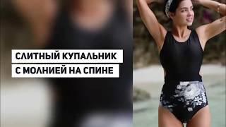 Пляжная мода 2021 Слитный купальник с молнией на спине