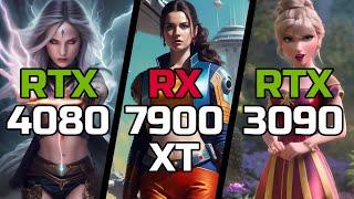 RTX 4080 vs RX 7900 XT vs RTX 3090 - Test in 10 Games