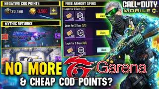 Introducing Negative CP! | Returning Lucky Draws | FREE Armory Series Points | COD Mobile | CODM