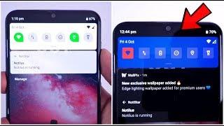 How To Get Android 10 Notification Panel In Any Samsung Devices