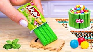 Best Miniature Chocolate Cake Decorating Ideas |  Video Satisfying Mini Rainbow KitKat Cake Dessert