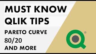 Qlik Sense - Must Know Tips #9 | Pareto Curve (80-20 rule) and more