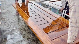 How to (Asian PU Emporio High Gloss Full Work Best Pu Exterior Polish #Mintuluxurywoodpolish 2024