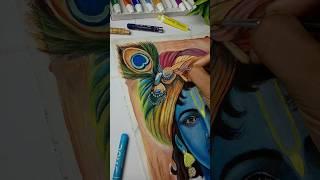 Shree Krishna drawing  #drawing #krishna #art #youtubeshorts #shorts #shorts