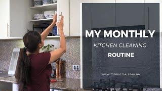 My Monthly Kitchen Cleaning Routine | Kitchen Deep Cleaning Tips