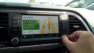 Seat Leon FR Android auto navigation