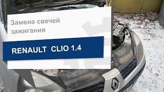 Замена свечей зажигания Renault 77 00 500 168 на Renault  Clio