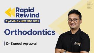 Rapid Rewind: TOP PYQs of Orthodontics for NEET MDS 2025 || Dr. Kunaal Agrawal || DBMCI MDS