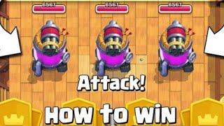 How to destroy a  boat defense just in one attack clash royale 