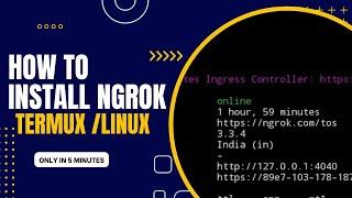 How To Install Ngrok Termux Kali Linux Ubuntu || Ngrok Installation #ngrok