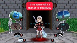 17 monsters with a chance to drop Ruby | Epic Conquest 2