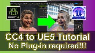 Character Creator 4 to Unreal Engine 5.4 UE5 | without Unreal Live Link & Auto Setup Plugin
