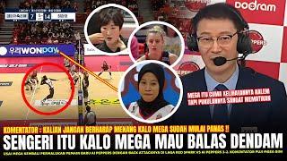 MEGA ITU MEMANG PUNYA TANGAN AJAIB !! Komentator NGOMONG GINI Usai Laga Red Spark Vs Ai Peppers 3-2