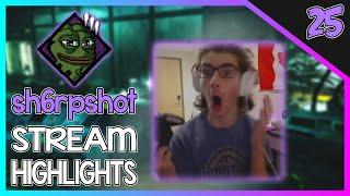 sh6rpshot STREAM HIGHLIGHTS #25 - 60 SECONDS, DESK SLAMS, FUNNY MOMENTS & More!