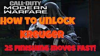 The Fastest And Easiest Way To Unlock Krueger Modern Warfare