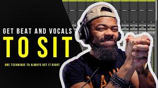 The Best Way To Get Your Vocals To Sit In The Beat