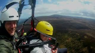 Paragliding in Co. Wicklow / IRELAND